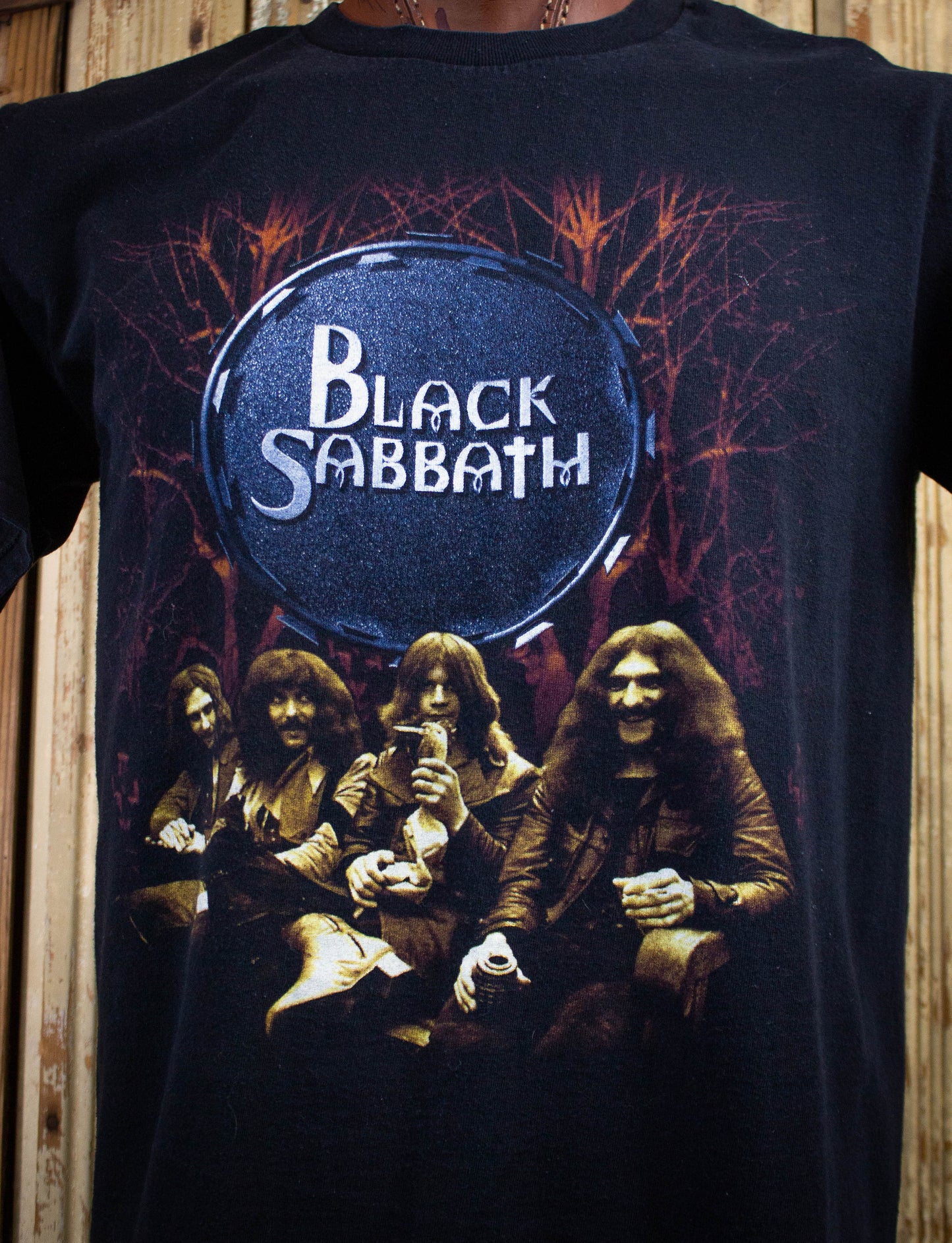 Vintage Black Sabbath Reunion Tour Concert T Shirt 1999 Black Large