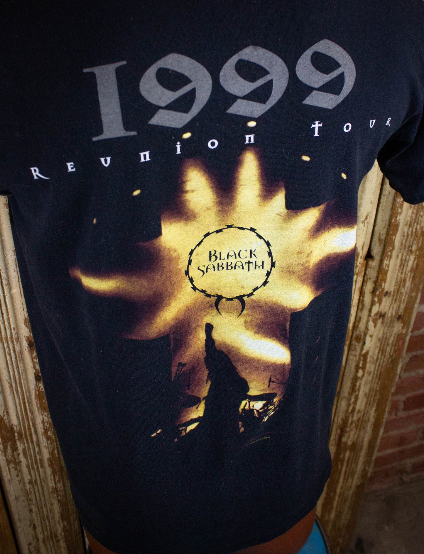 Vintage Black Sabbath Reunion Tour Concert T Shirt 1999 Black Large
