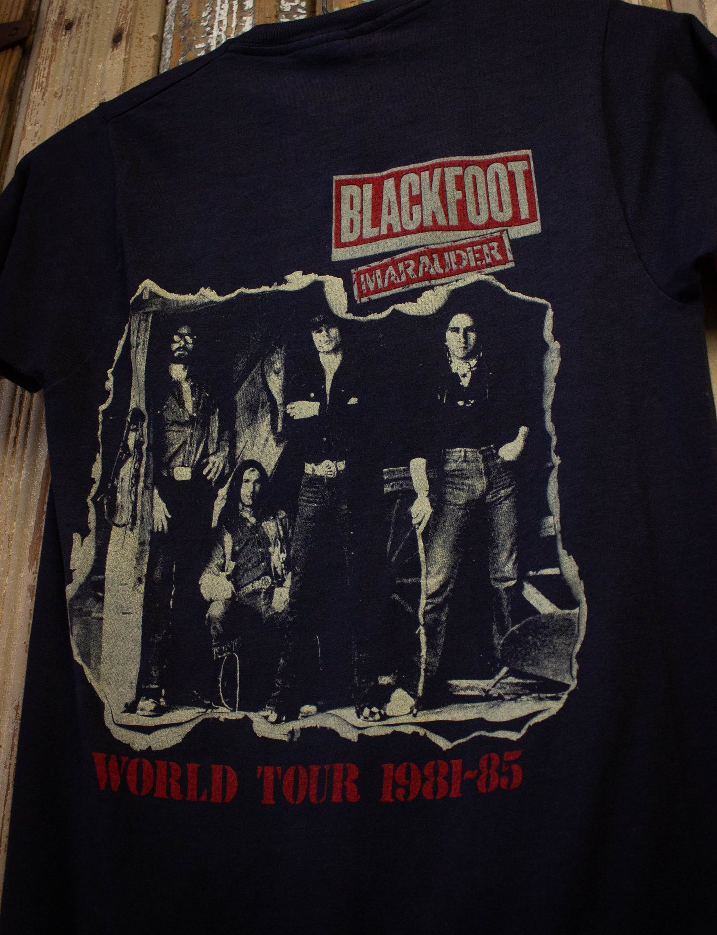 Vintage Blackfoot Marauder World Tour Concert T-Shirt 1981 XS