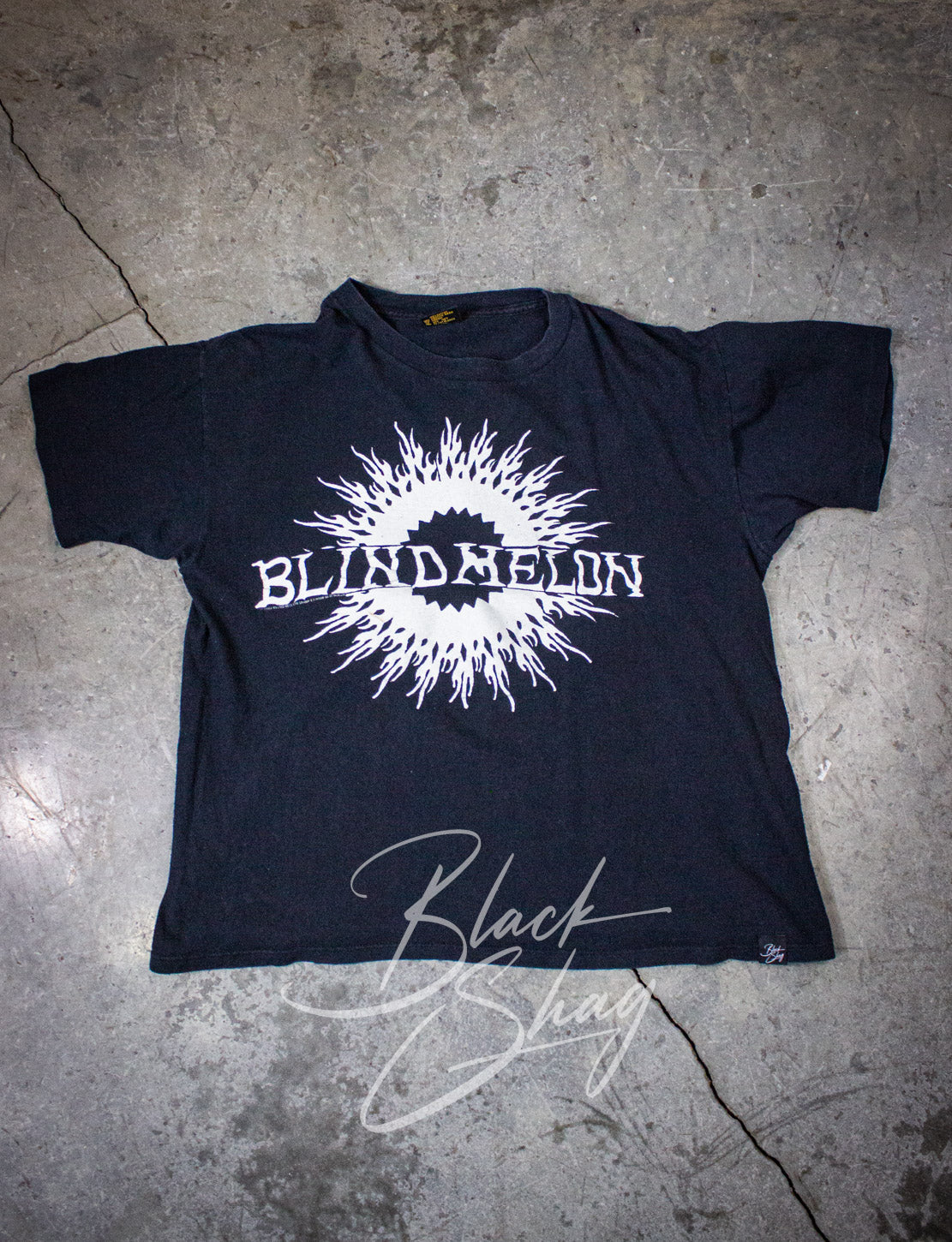 Vintage Blind Melon Sun Logo Concert T Shirt 1993 Black XL