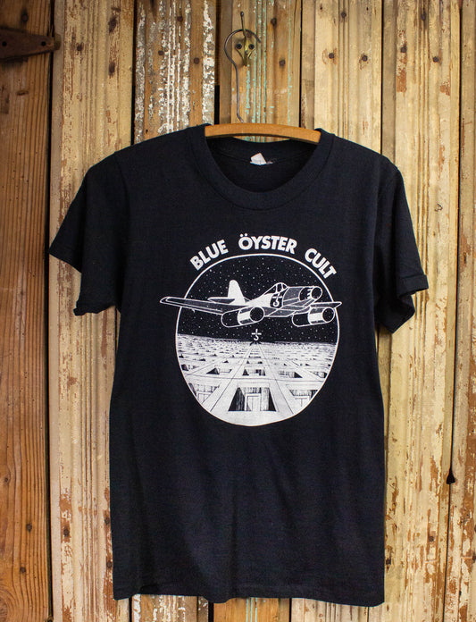 Vintage Blue Oyster Cult Secret Treaties Concert T Shirt 1974 Black Small