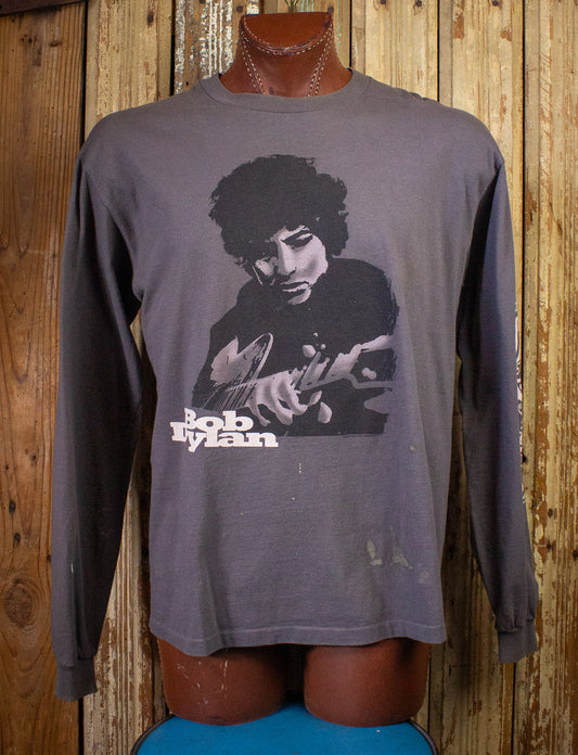Vintage Bob Dylan Long Sleeve Concert T Shirt 1997 Gray XL