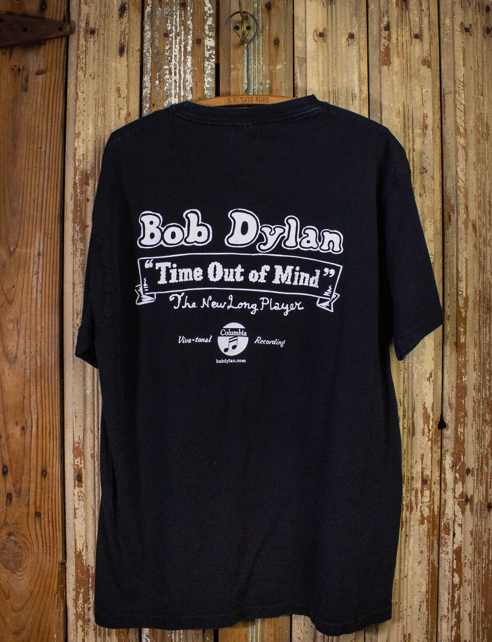 Vintage Bob Dylan Time Out of Mind Concert T Shirt 1998 Black XL