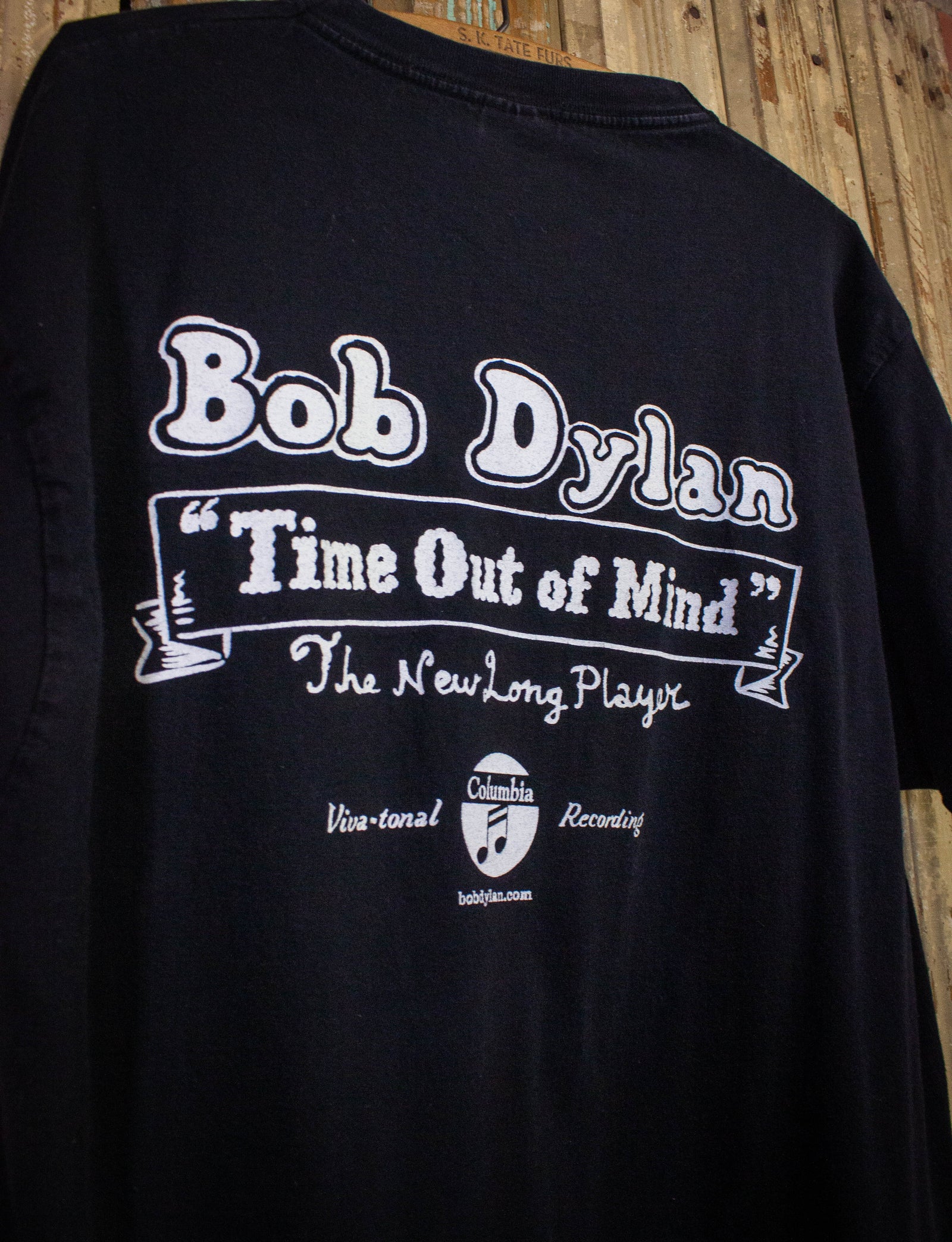Vintage Bob Dylan Time Out of Mind Concert T Shirt 1998 Black XL
