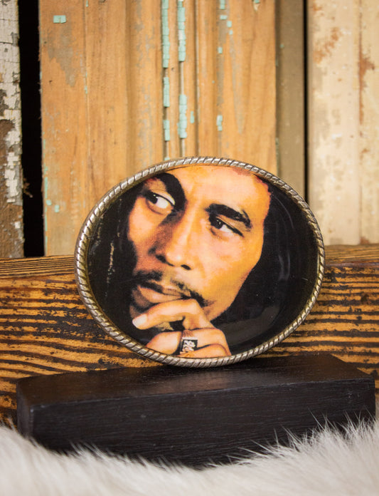Vintage Bob Marley Belt Buckle 