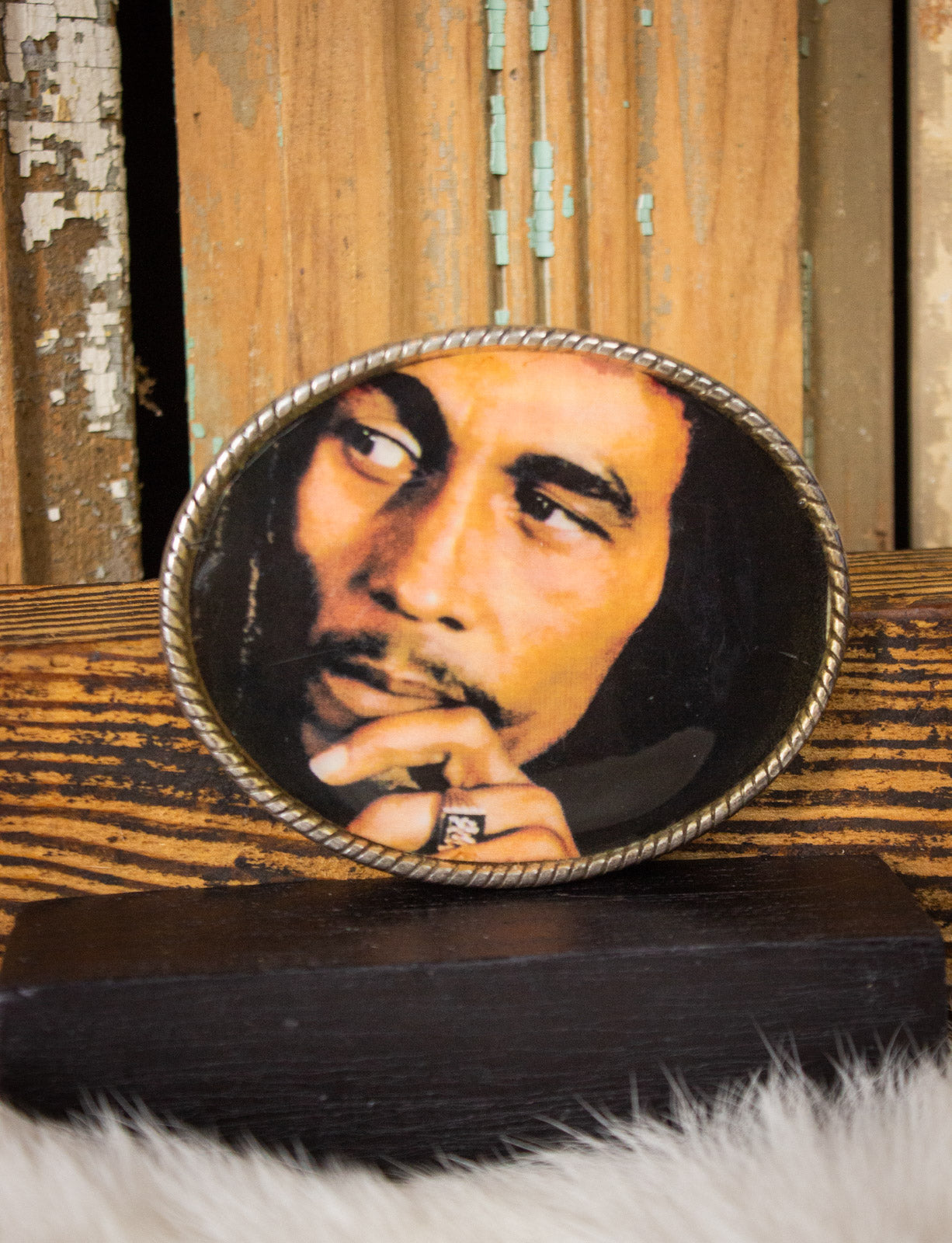 Vintage Bob Marley Belt Buckle 