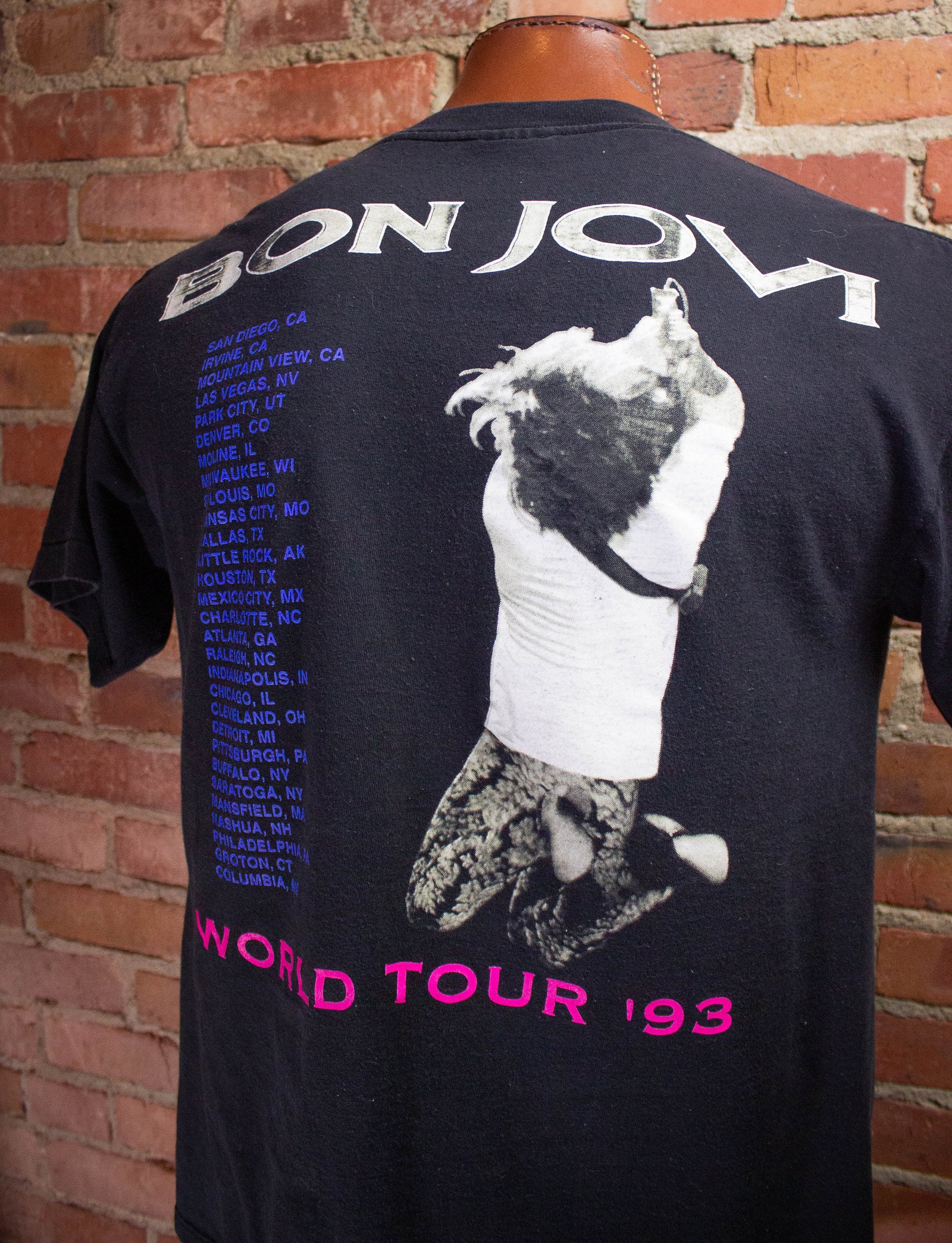 Vintage Bon Jovi Keep The Faith Concert T-Shirt 1993 L