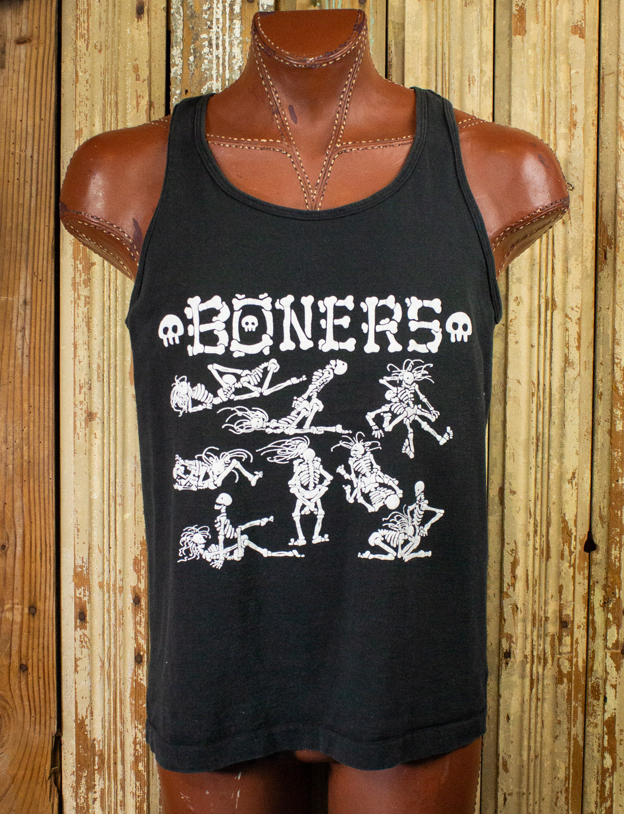 Vintage Boners Graphic Tank Top Large