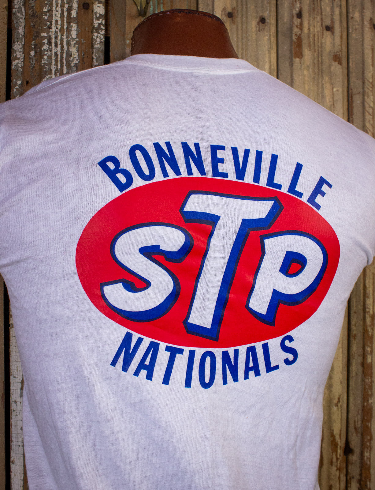 Vintage STP Bonneville Nationals Graphic T Shirt 60s White XS