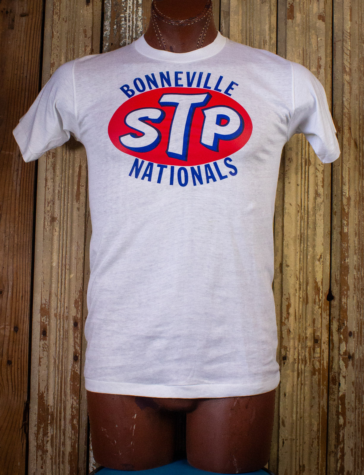 Vintage STP Bonneville Nationals Graphic T Shirt 60s White XS