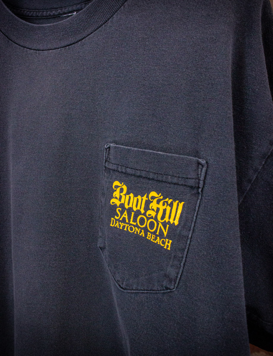 Vintage Boot Hill Saloon Daytona Bike Week Graphic T Shirt 1999 XL