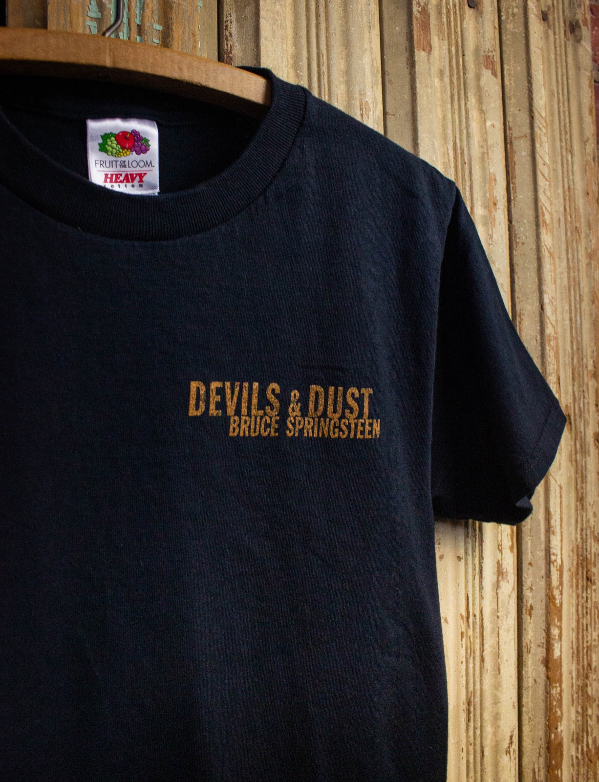 Vintage Bruce Springsteen Devils & Dust Concert T Shirt 2003 Black Small