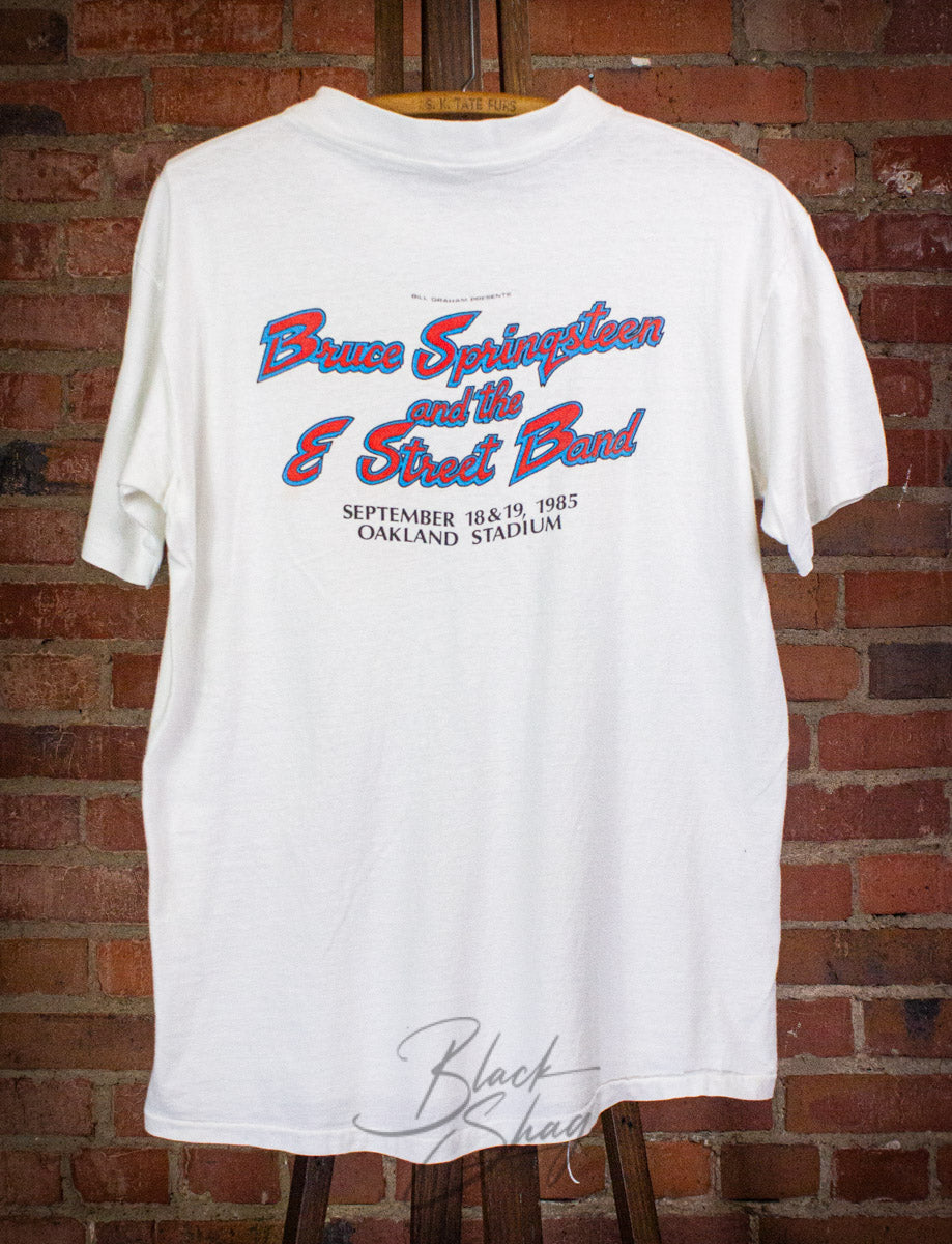 Vintage Bruce Springsteen Dog Oakland Stadium Concert T Shirt 1985 Medium