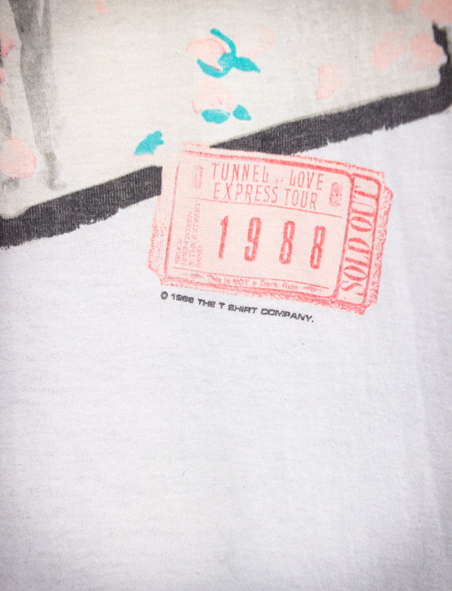 Vintage Bruce Springsteen Tunnel of Love Concert T Shirt 1988 Medium