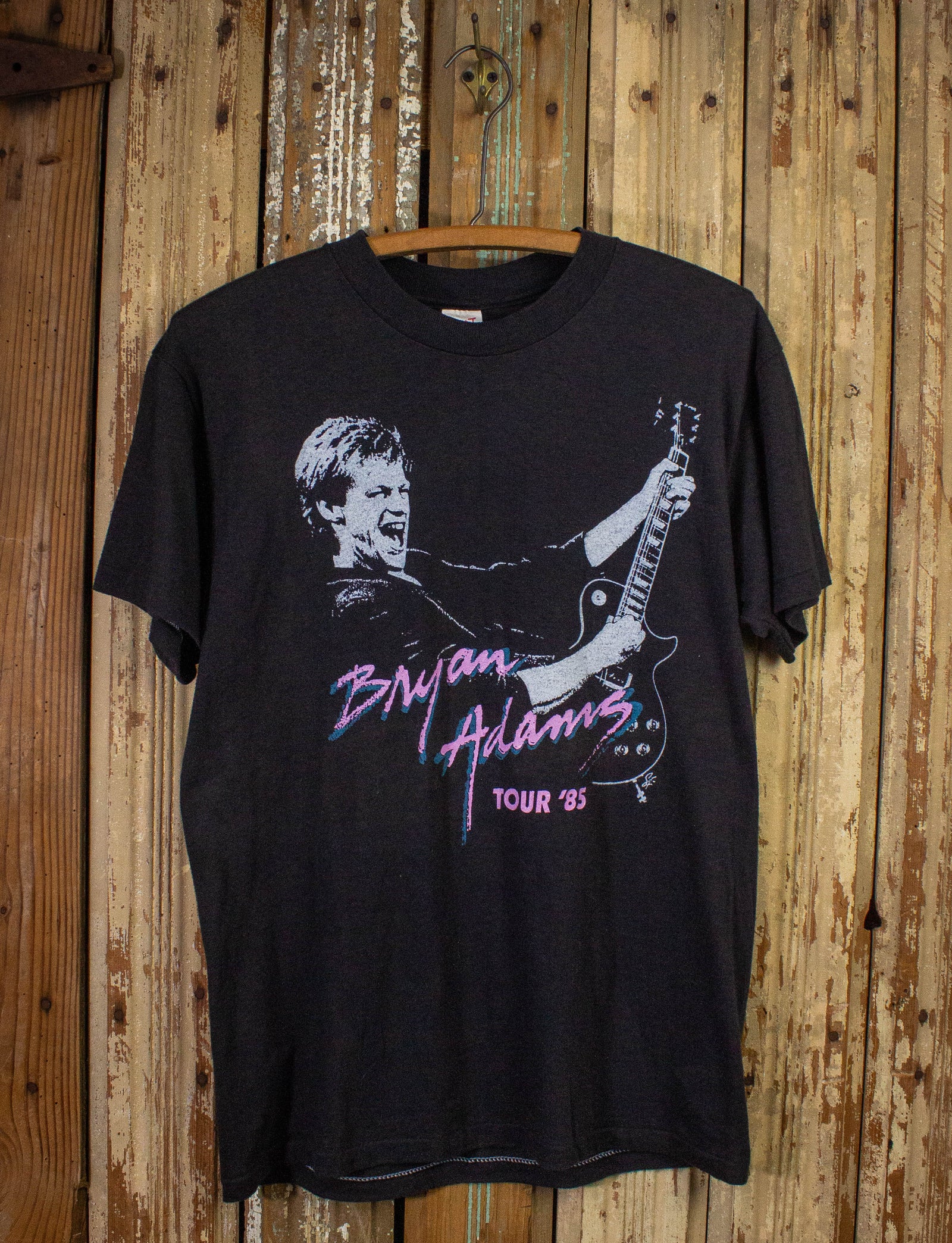 Vintage Bryan Adams Tour Concert T Shirt 1985 Black Small