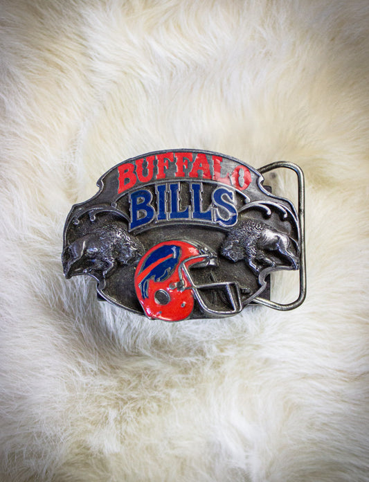 Vintage Buffalo Bills NFL Belt Buckle 1987