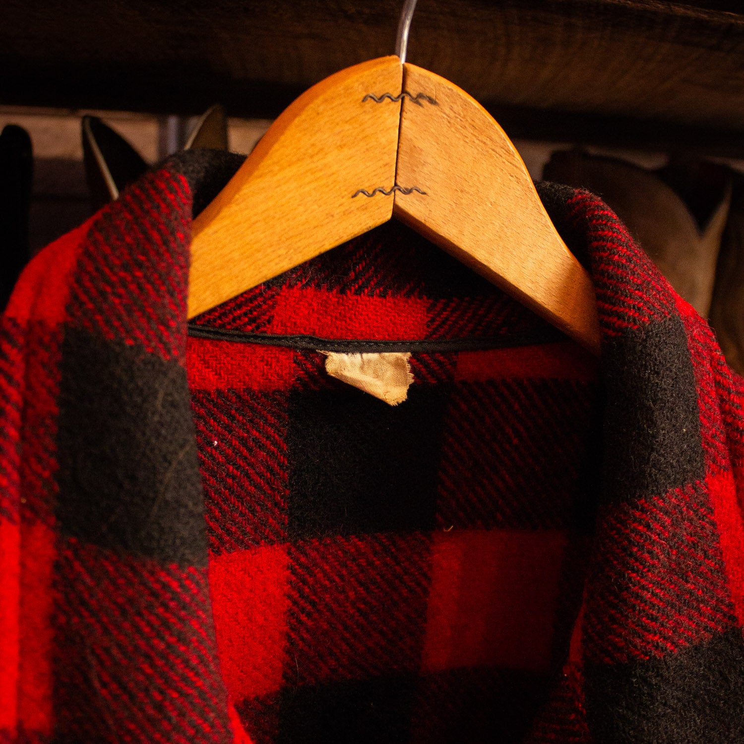 Vintage Buffalo Plaid Flannel Shirt Red/Black XL