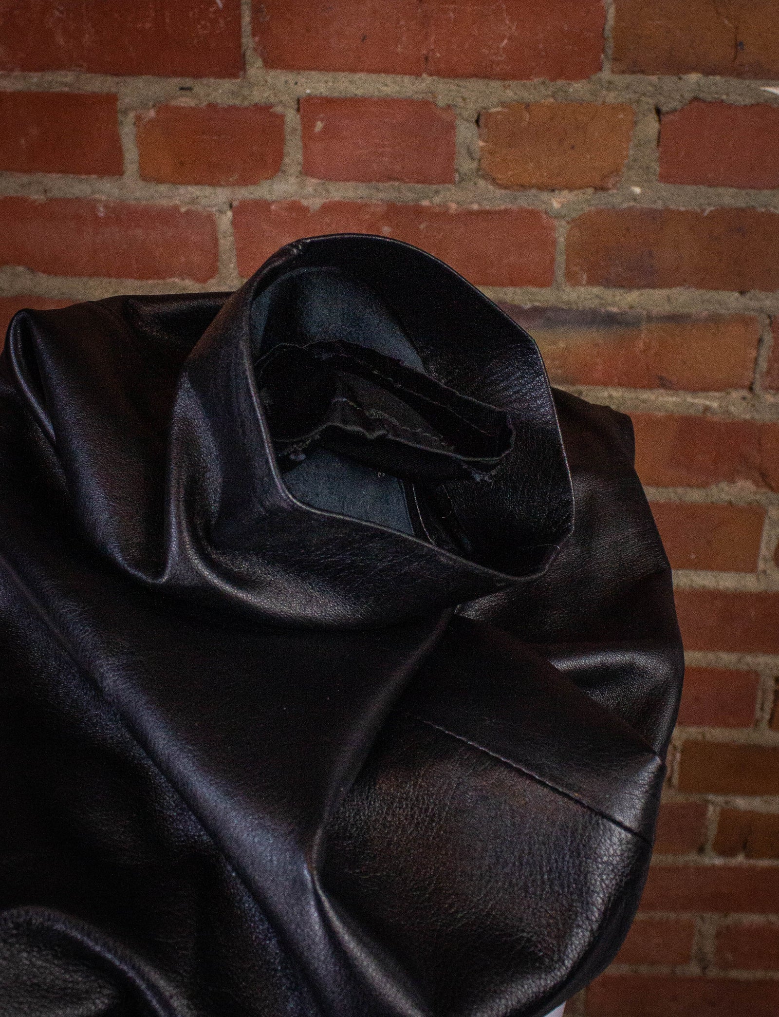 Vintage Cache Black Leather Jacket and Pants Set