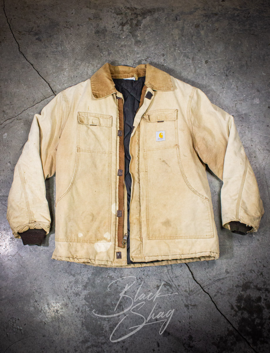 Vintage Carhartt Tan Chore Jacket 2XL