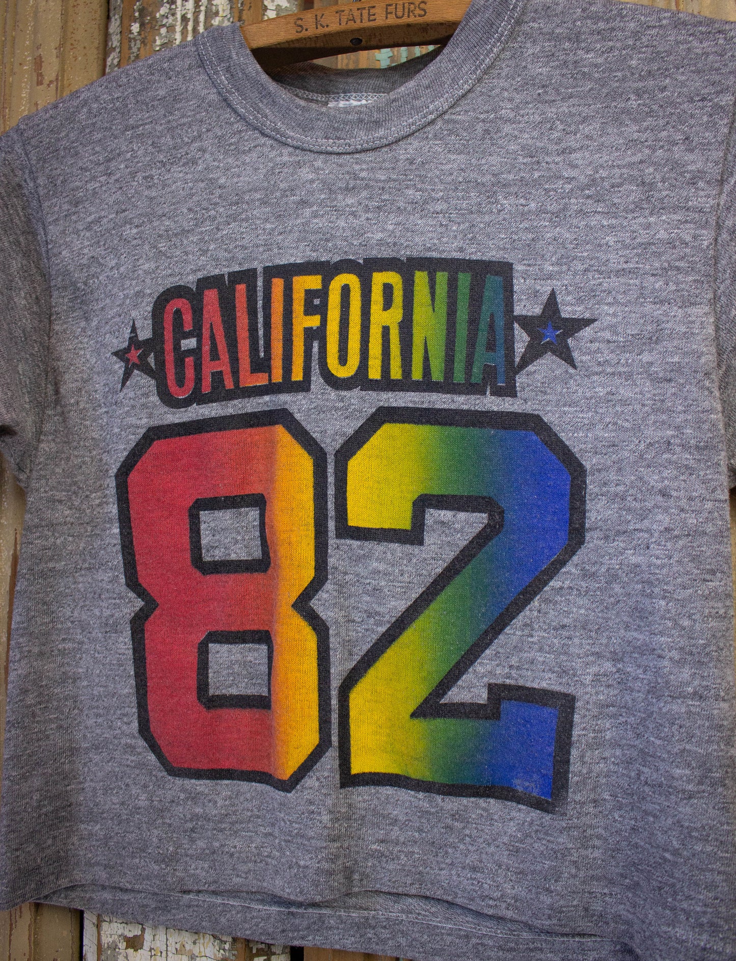 Vintage 1982 California Crop Top Graphic T-Shirt XS