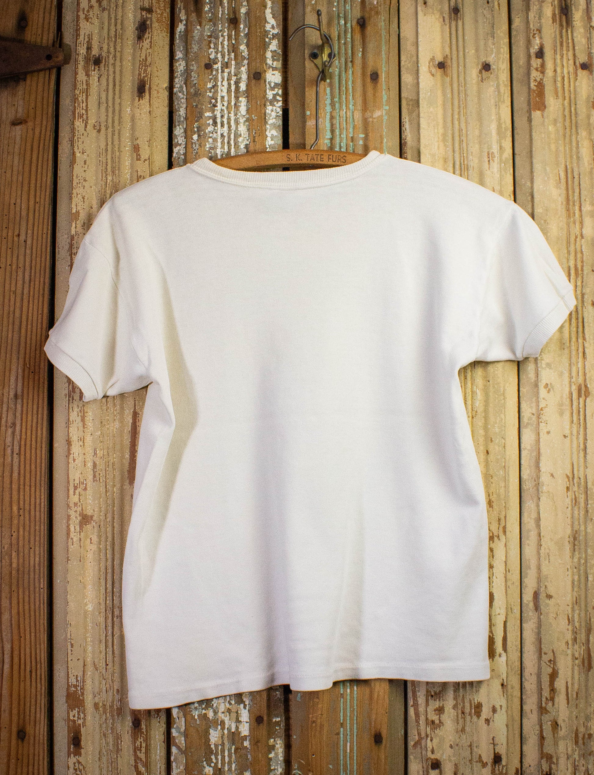 Vintage Cambridge University Graphic T Shirt 70s White Small