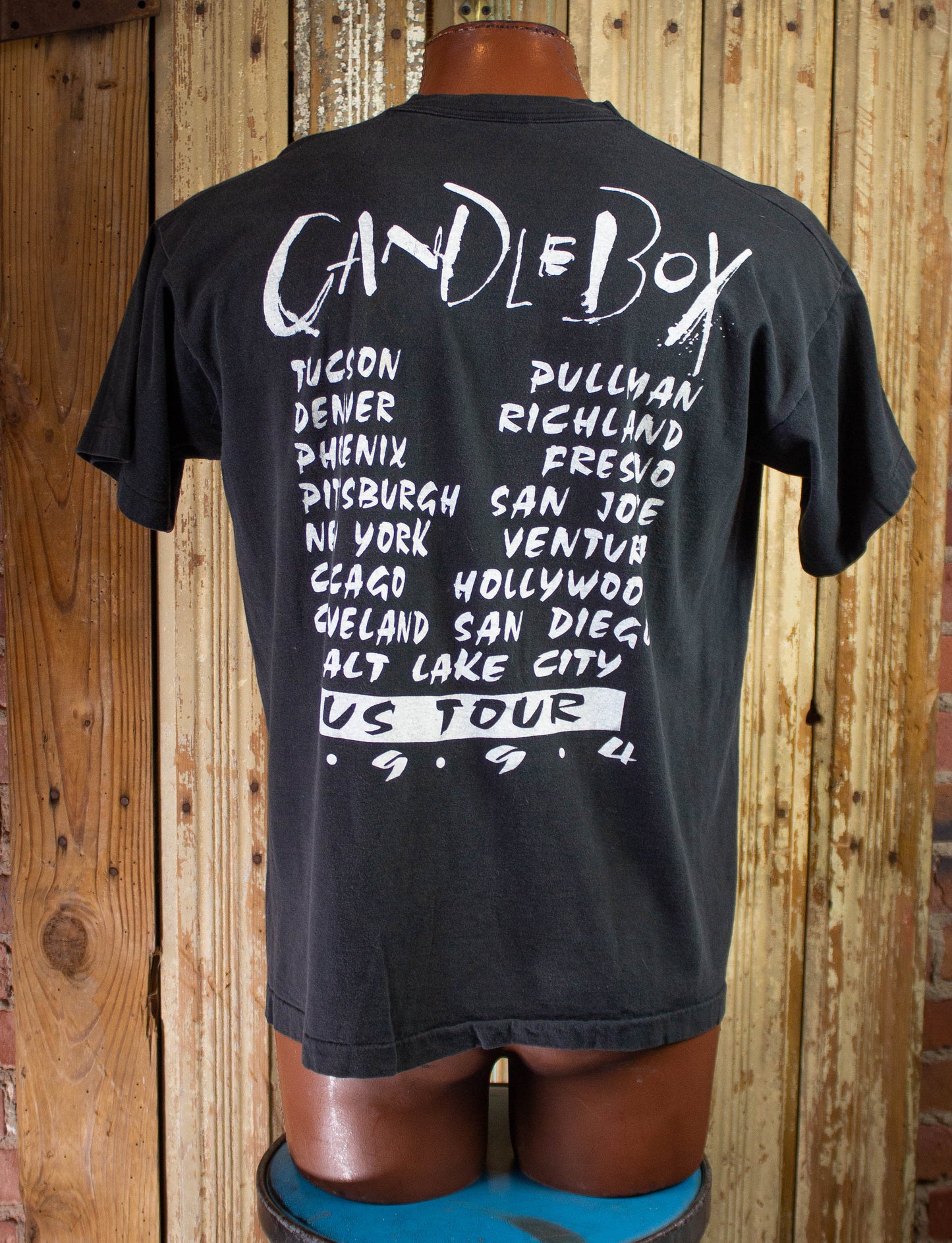 Vintage Candlebox Debut US Tour Concert T-Shirt 1994 XL