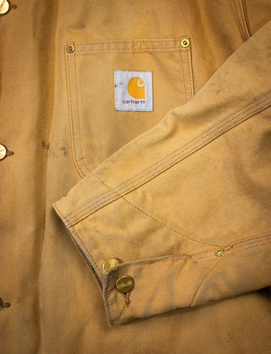 Vintage Carhartt TVA Blanket Lined Chore Jacket 1999 2XL
