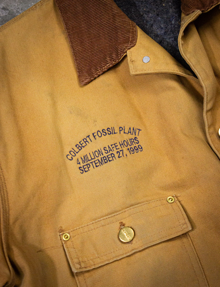 Vintage Carhartt TVA Blanket Lined Chore Jacket 1999 2XL