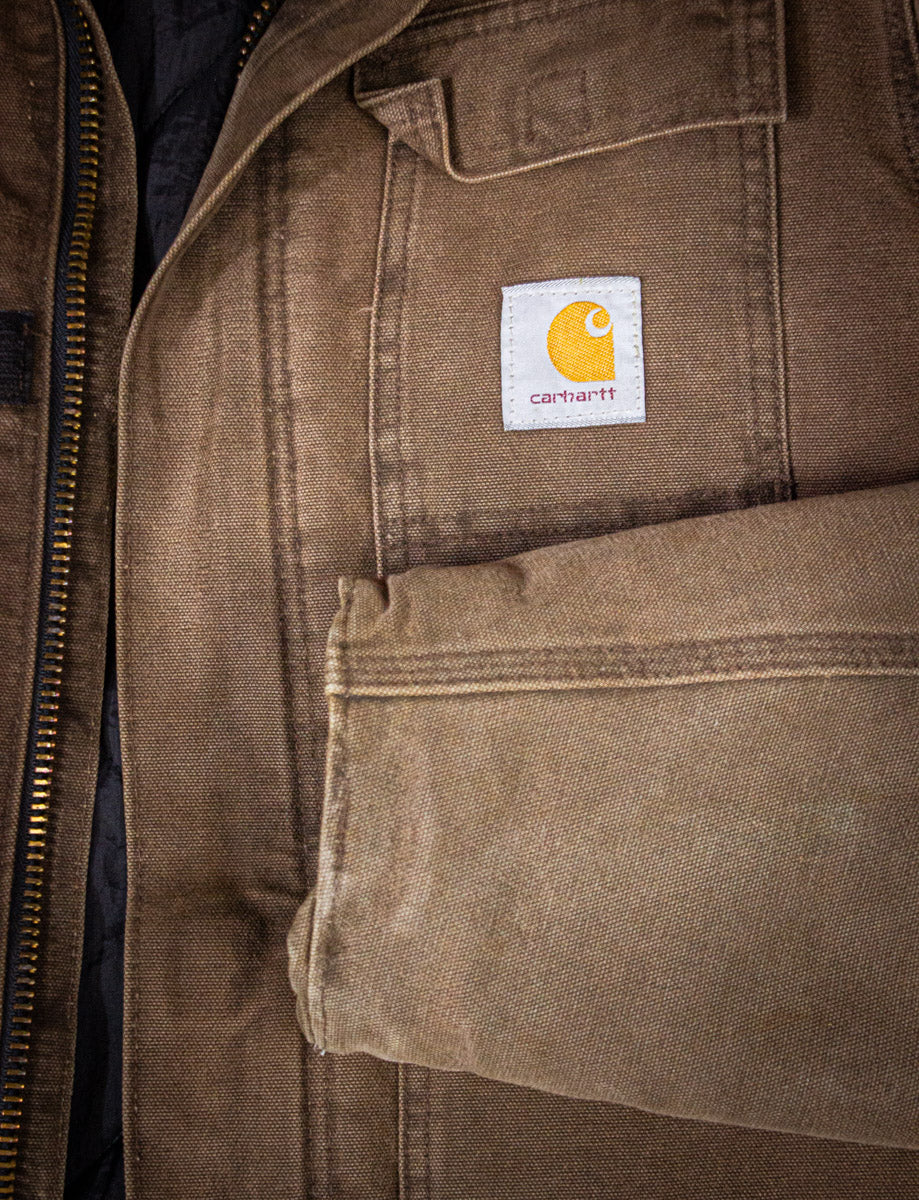 Vintage Carhartt USA Brown Chore Jacket XL – Black Shag Vintage