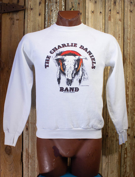 Vintage Charlie Daniels Band Uneasy Rider Graphic Sweatshirt 1988 M
