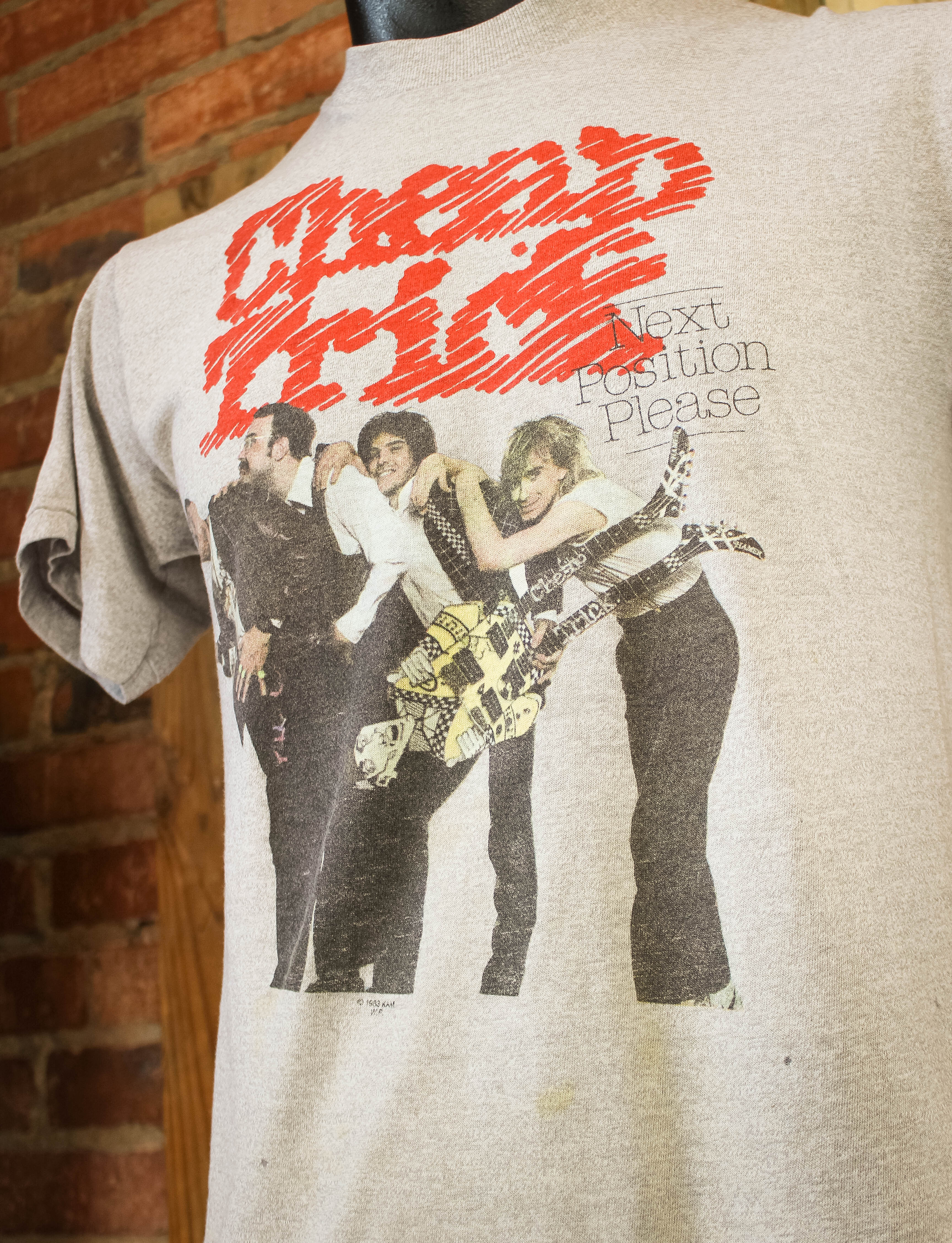 Vintage Cheap Trick Next Position Please Concert T-Shirt 1985 S