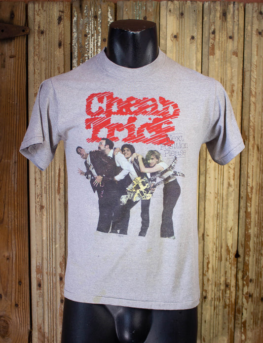 Vintage Cheap Trick Next Position Please  Concert T-Shirt 1985 S