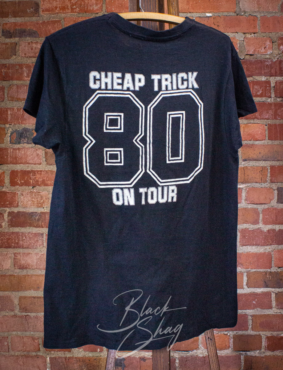 Vintage Cheap Trick On Tour Concert T Shirt 1980 Black Medium
