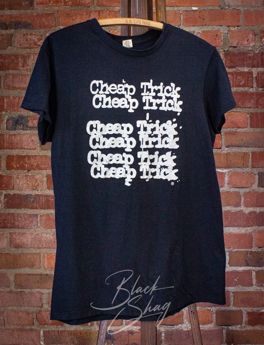 Vintage Cheap Trick On Tour Concert T Shirt 1980 Black Medium