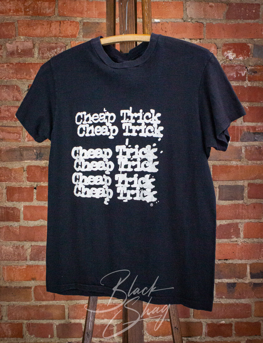 Vintage Cheap Trick Tour Concert T Shirt 1980 Black Small