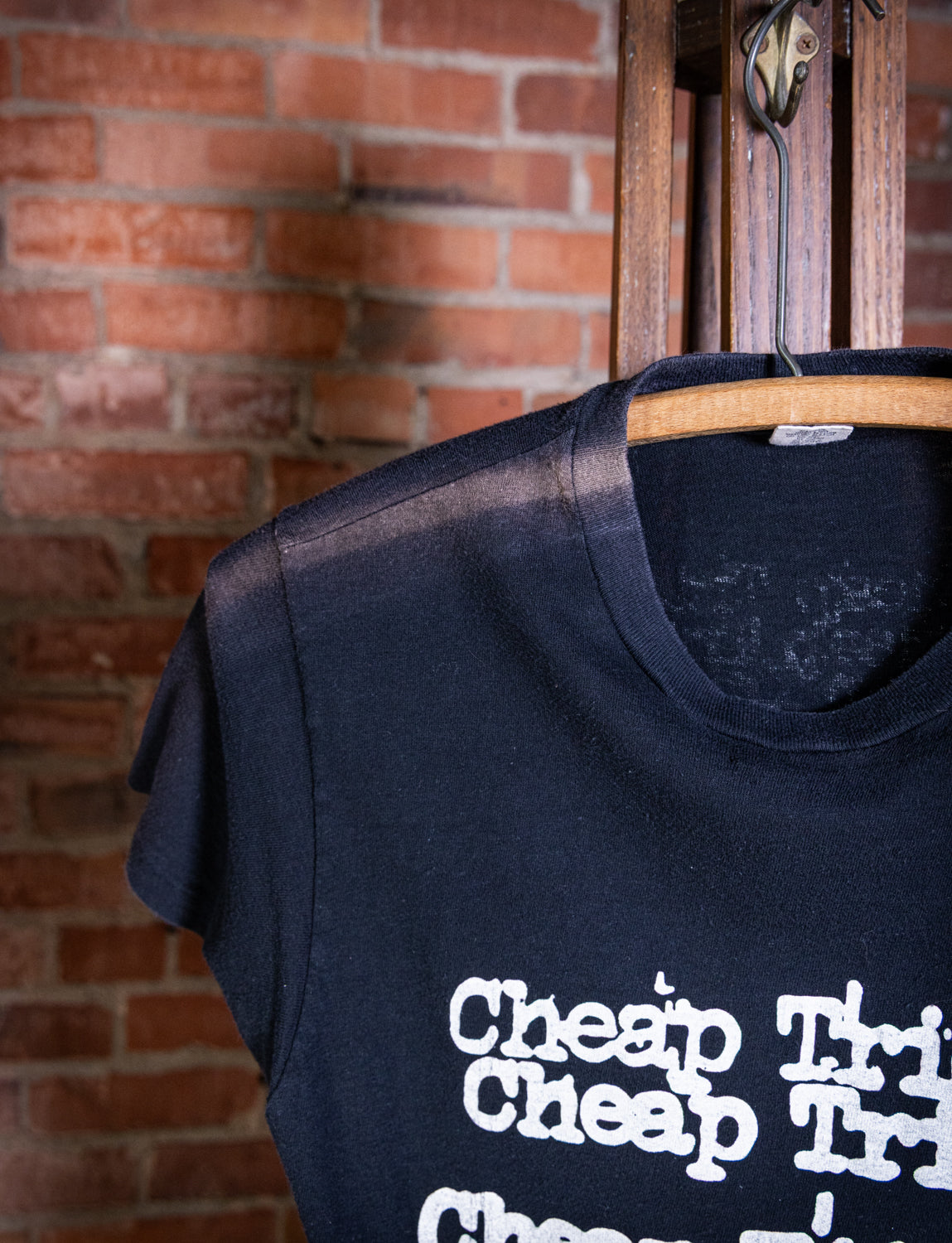Vintage Cheap Trick Tour Concert T Shirt 1980 Black Small