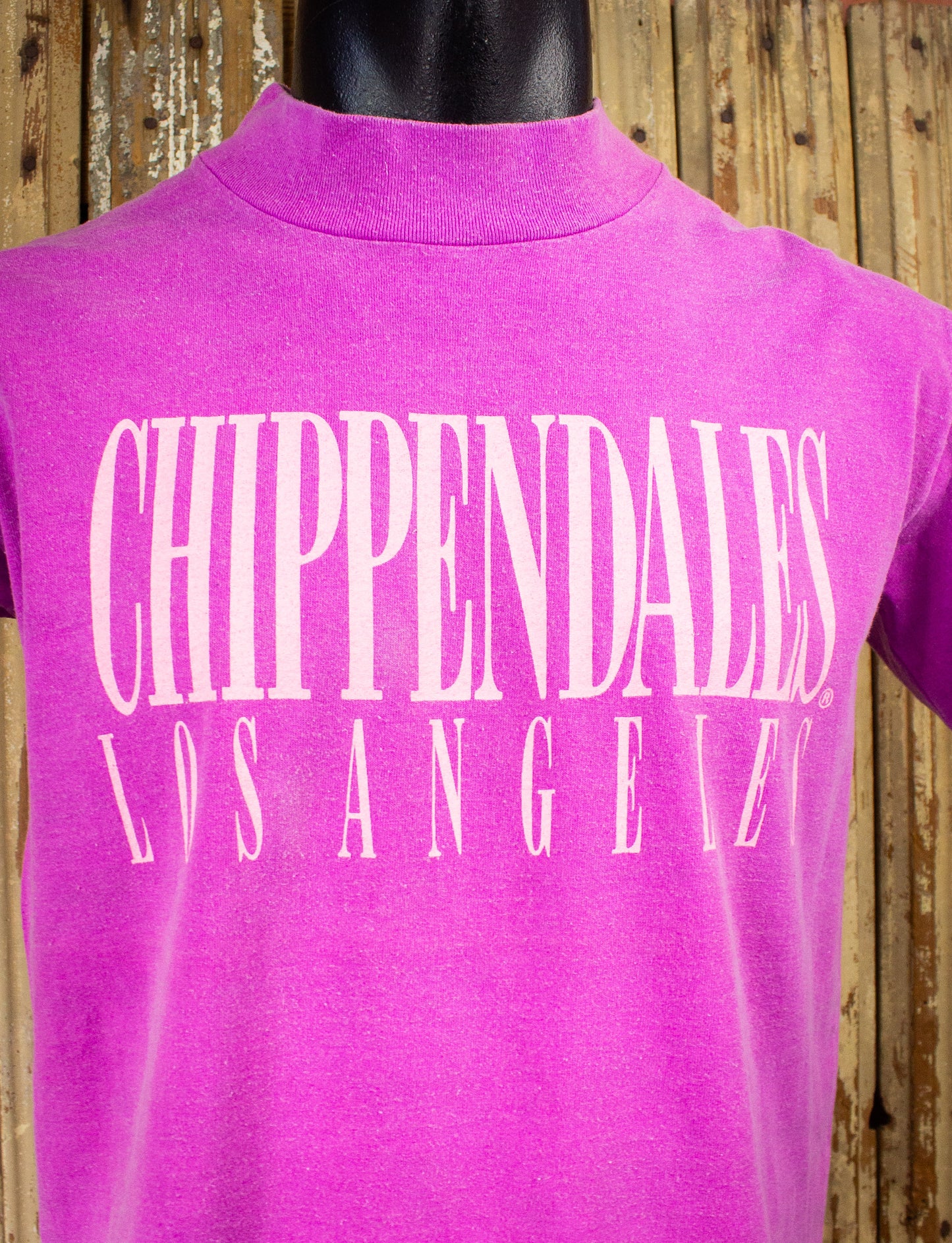 Vintage Chippendales Los Angeles Graphic T Shirt 1990s Medium