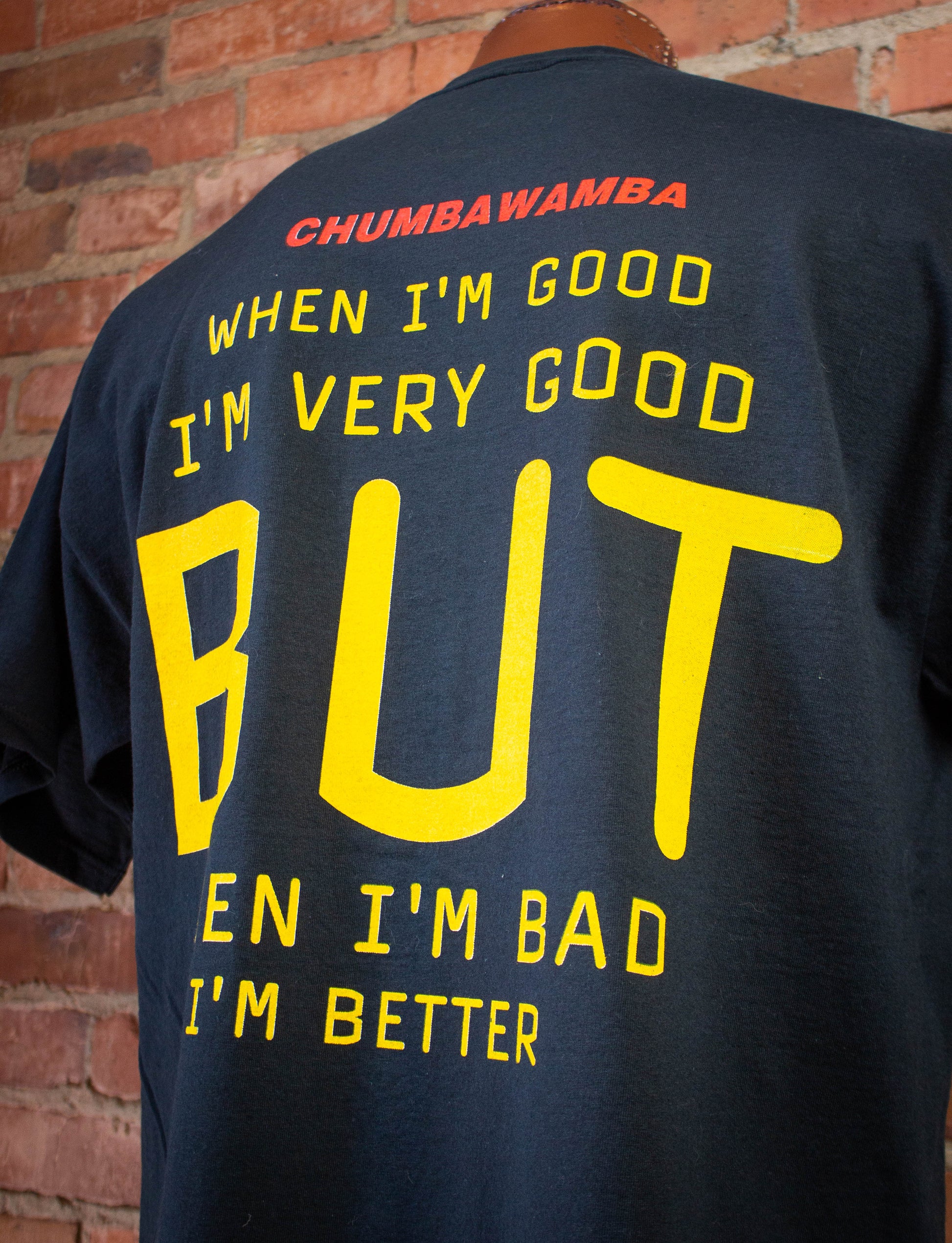 Vintage Chumbawumba Tubthumper Concert T-Shirt 1997 XL
