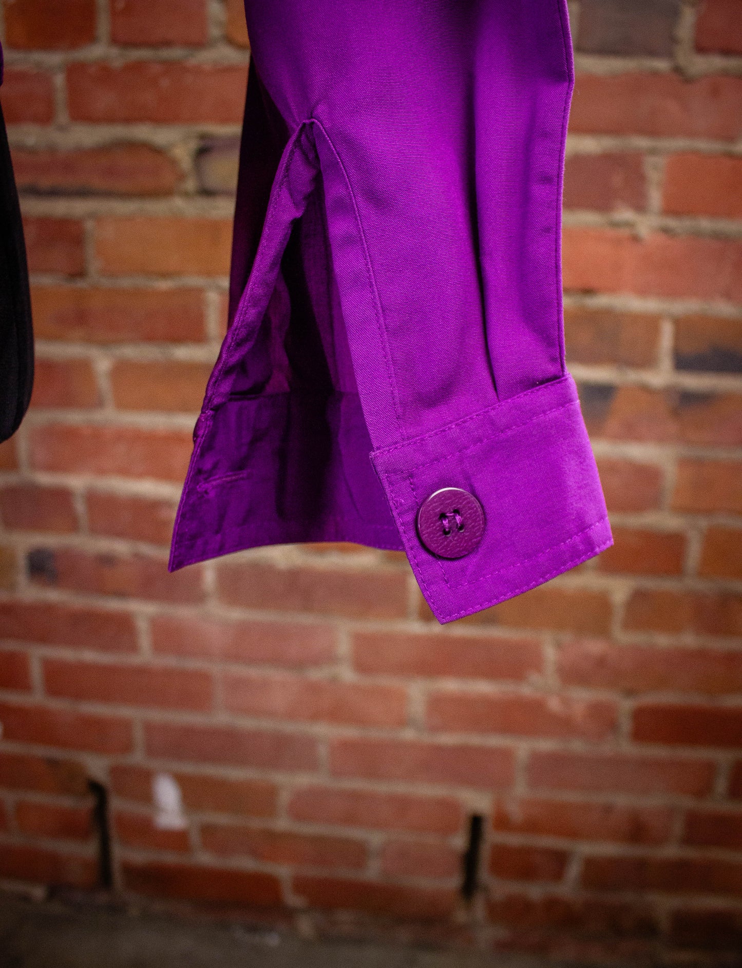 Vintage Colorayons Cropped Purple Jacket 80s Small