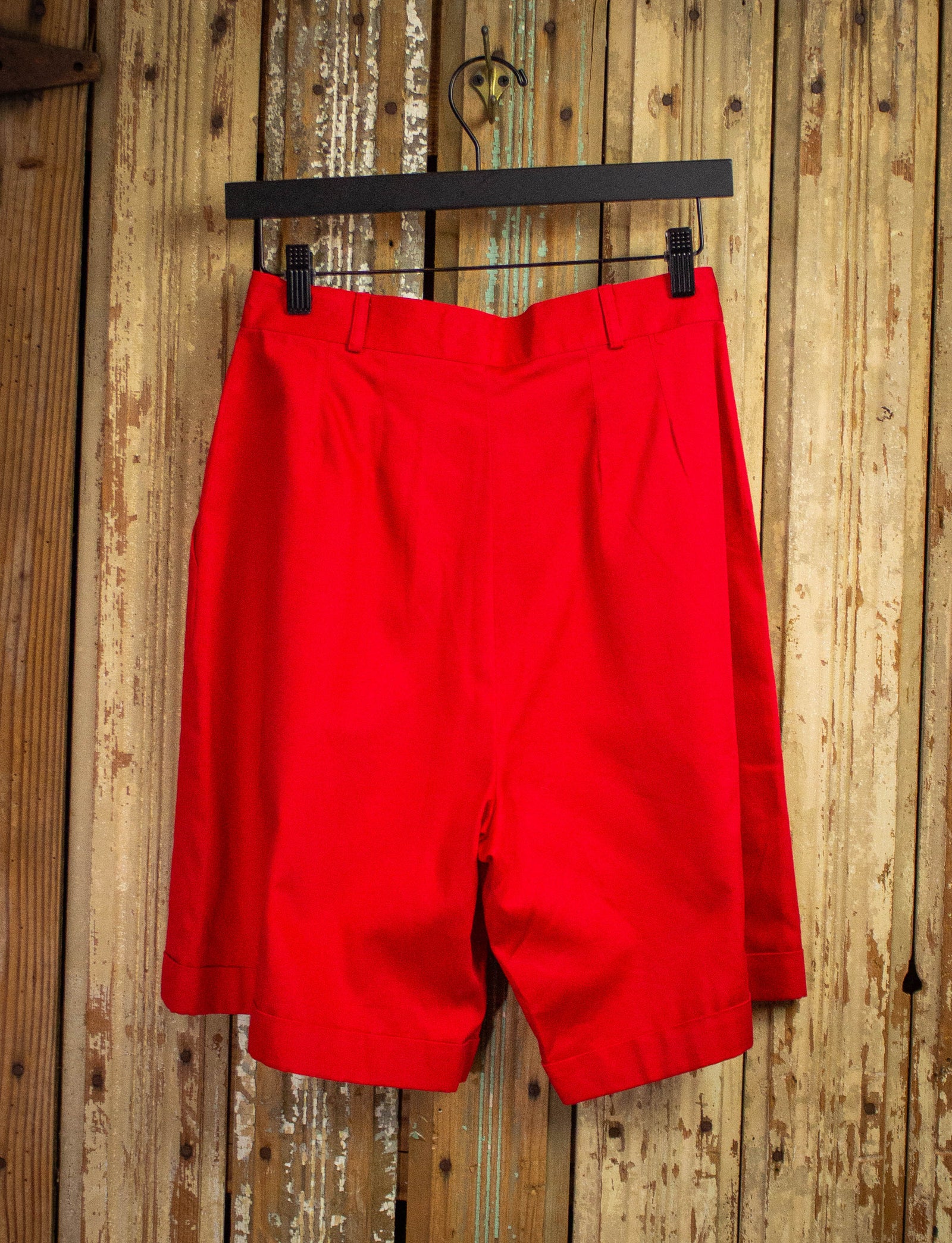 Vintage Como Deadstock Red Shorts 90s 27w