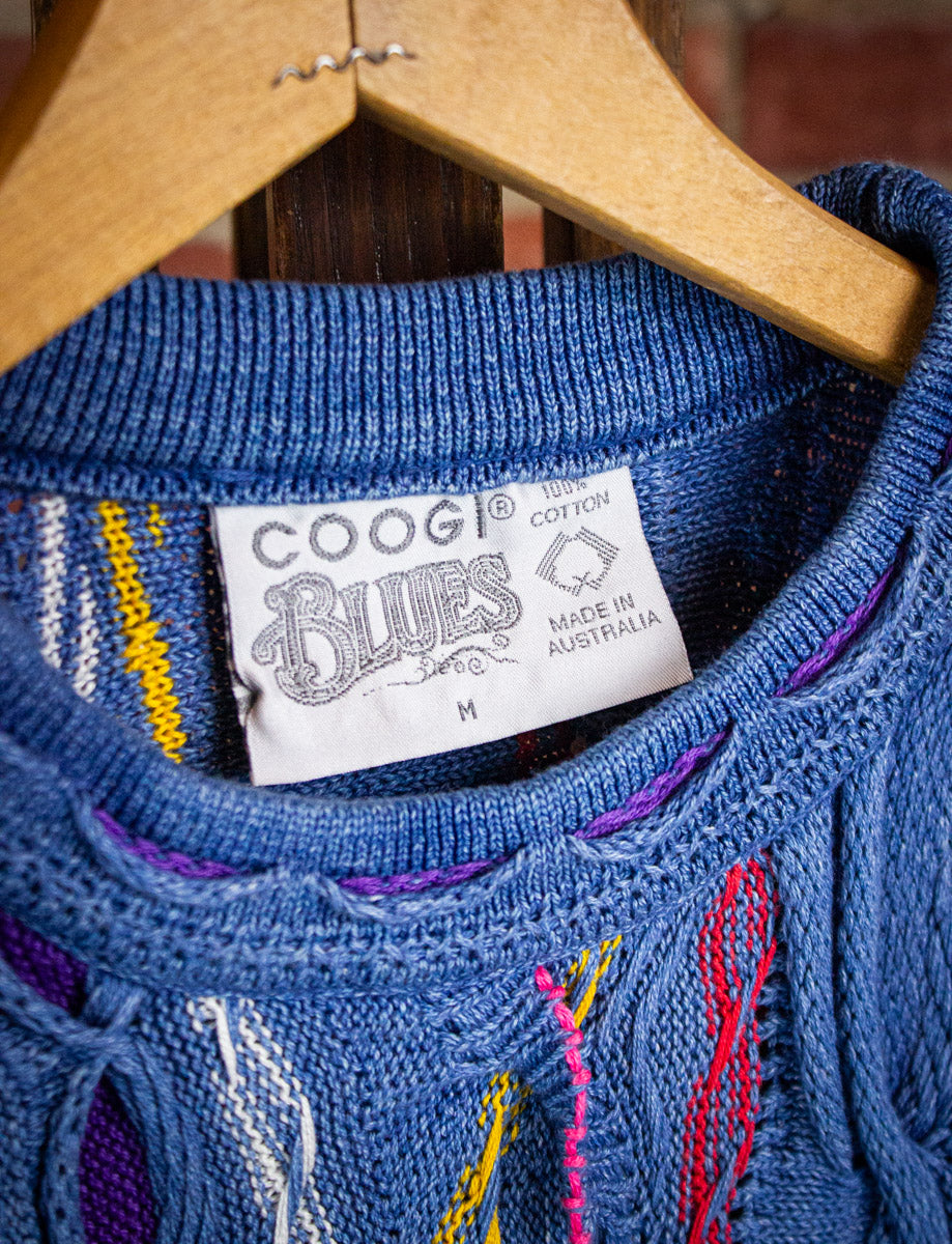 Vintage Coogi Blue Sweater 90s Medium – Black Shag Vintage