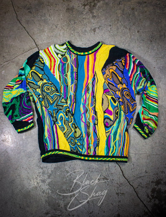 Vintage Coogie Multicolored Sweater 90s L/XL