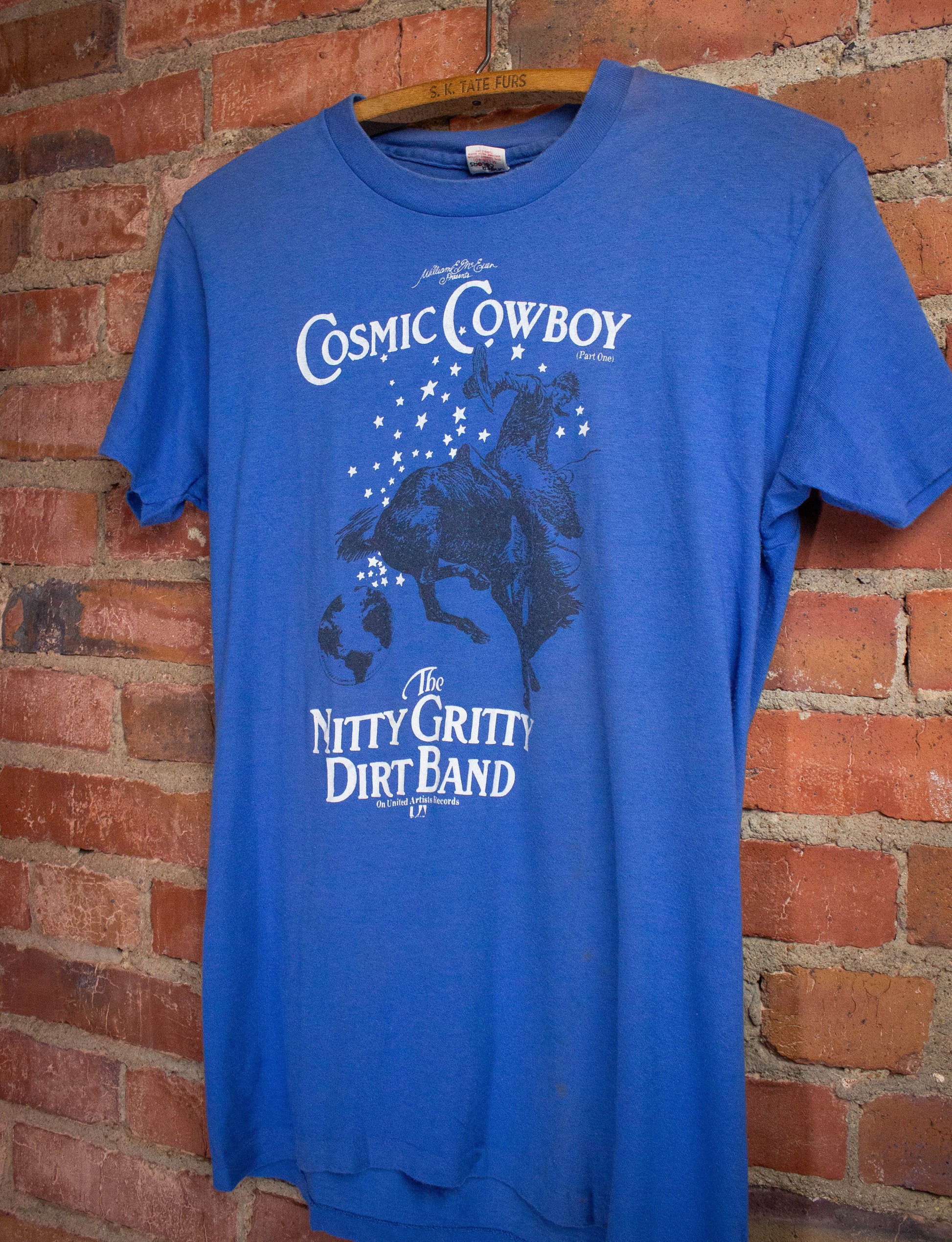 Vintage Nitty Gritty Dirt Band 1974 Cosmic Cowboy Concert T-Shirt XS