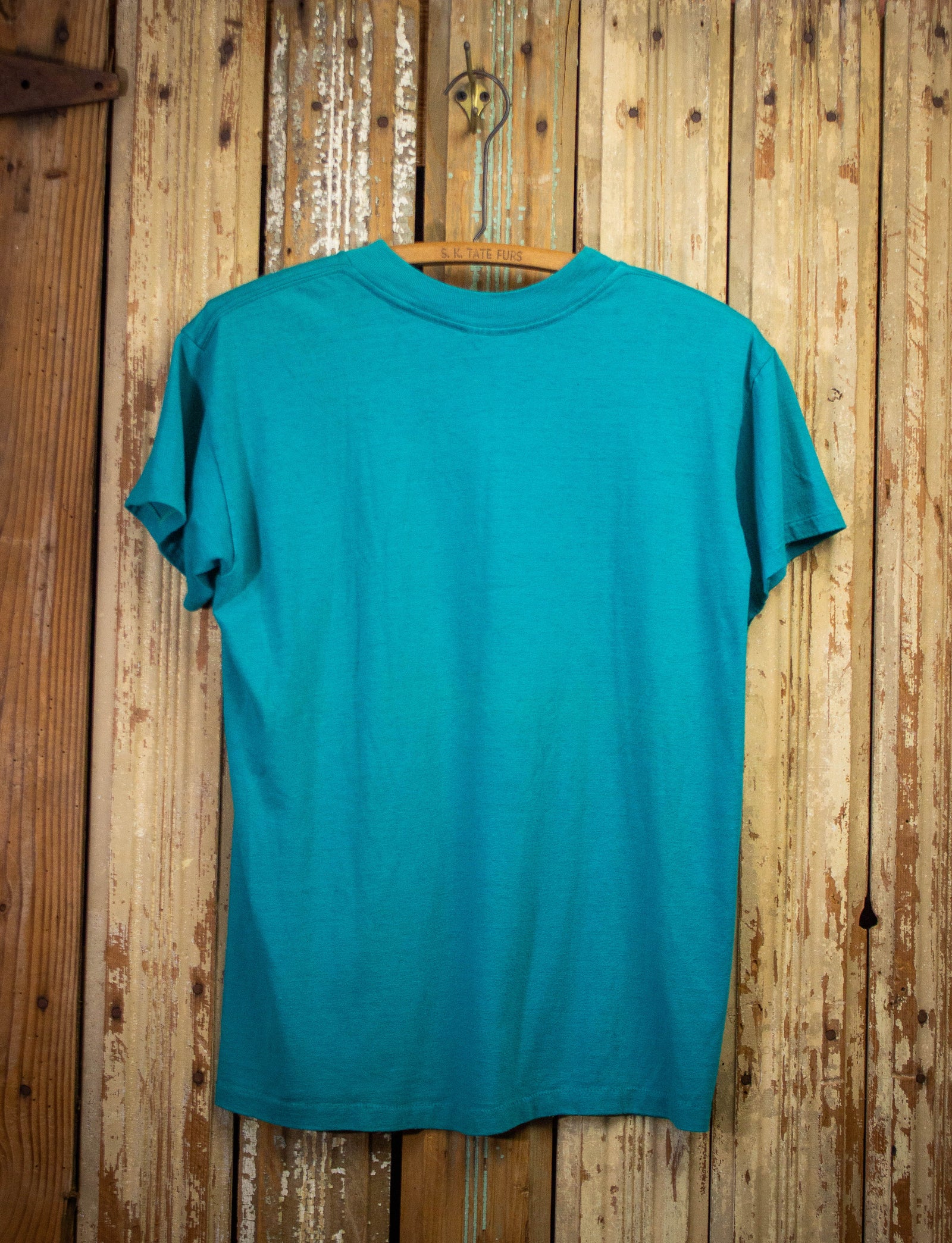 Vintage Country's Brightest Stars Concert T Shirt 80s Teal Medium