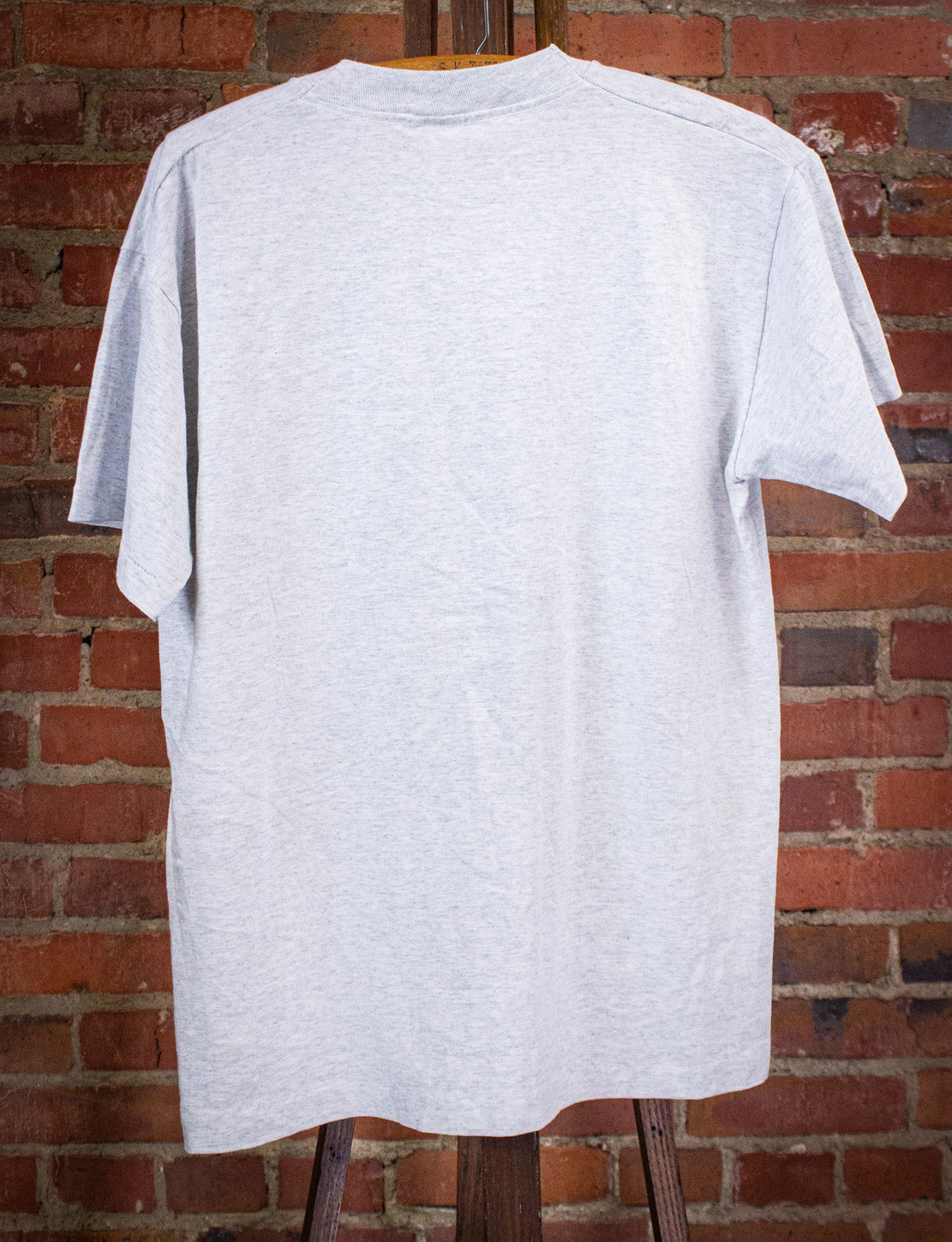 Vintage Cowboy Hats & Boots Graphic T Shirt 90s Gray Large