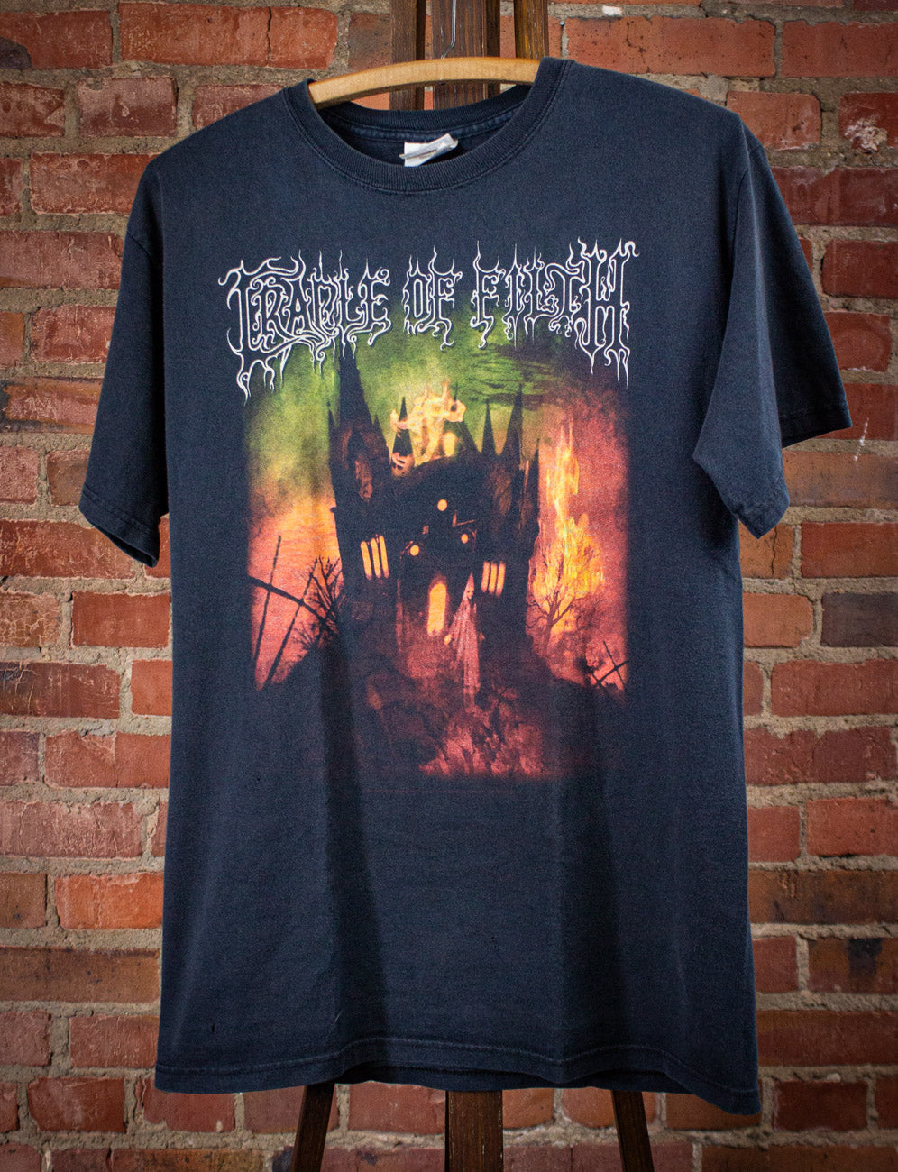 Vintage Cradle of Filth Cemetery and Sundown Concert T Shirt 2006 Black Medium