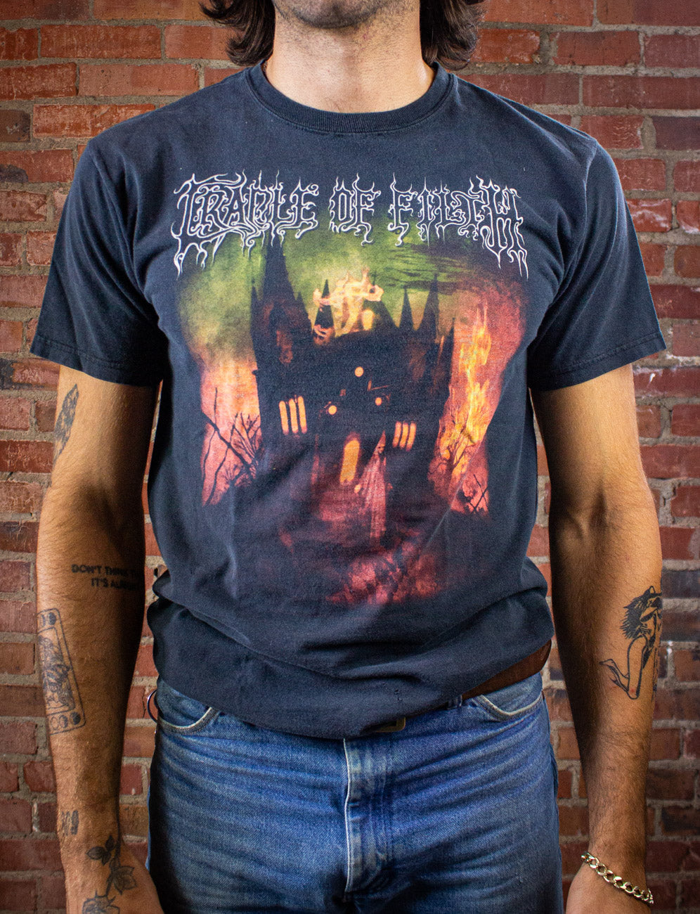 Vintage Cradle of Filth Cemetery and Sundown Concert T Shirt 2006 Black Medium