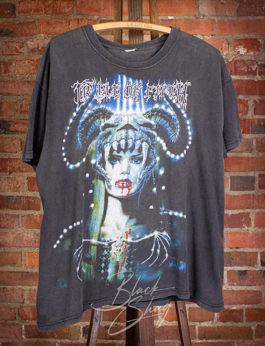 Vintage Cradle of Filth Vampire Concert T Shirt 90s XL