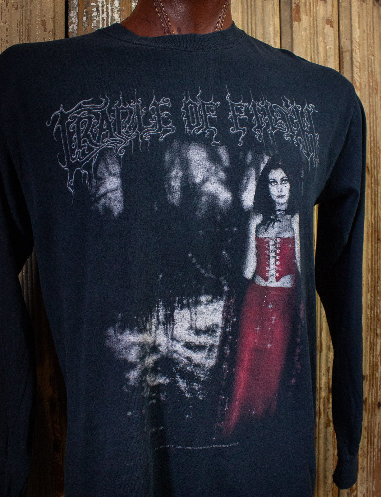 Vintage Cradle of Filth Wolf In Creep's Clothing Long Sleeve Concert T Shirt 2002 Black Large