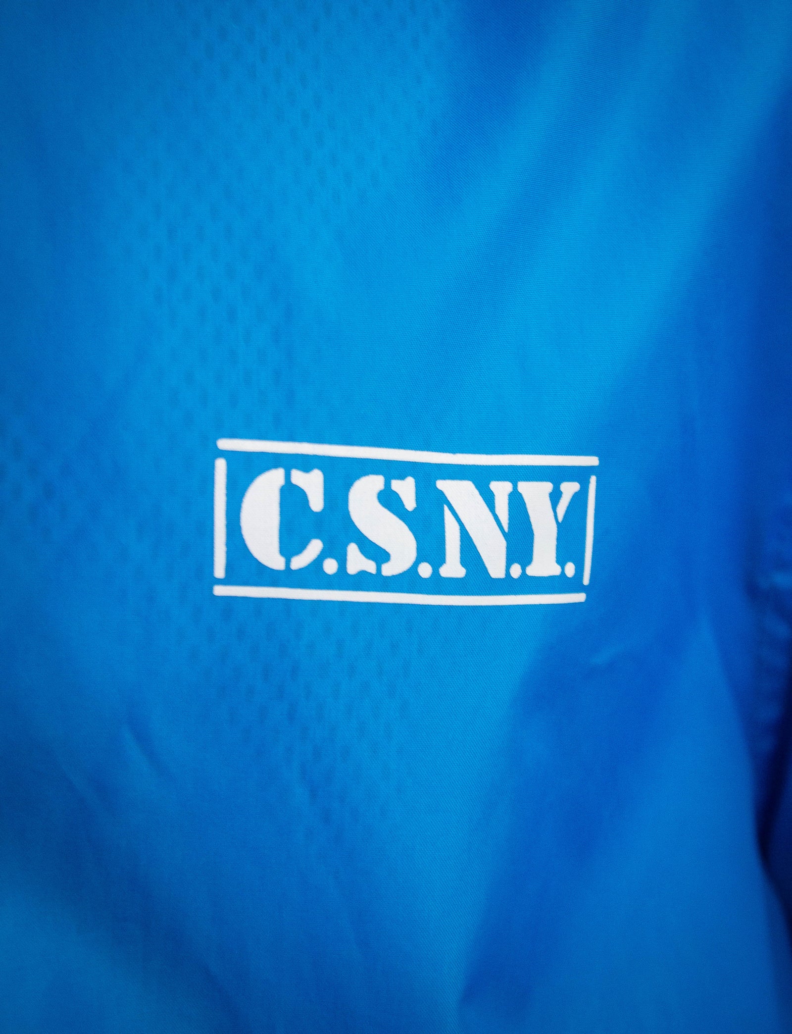 Vintage Crosby Still Nash & Young World Tour Windbreaker Jacket 90s Blue Medium